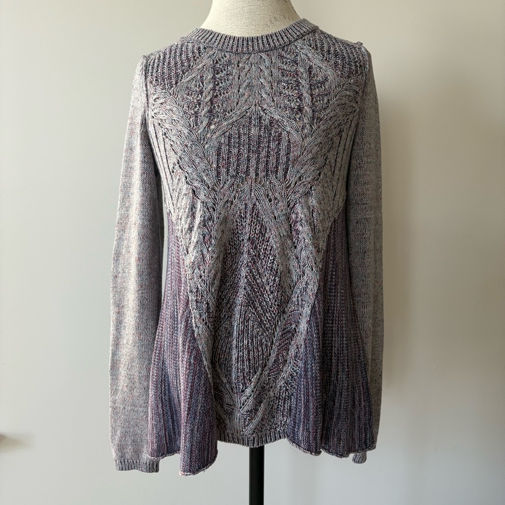 Anthropologie Moth Anita Knit Swing Sweater